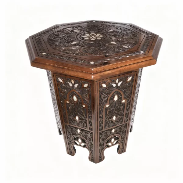 Handcrafted Mother-of-Pearl Coffee Table